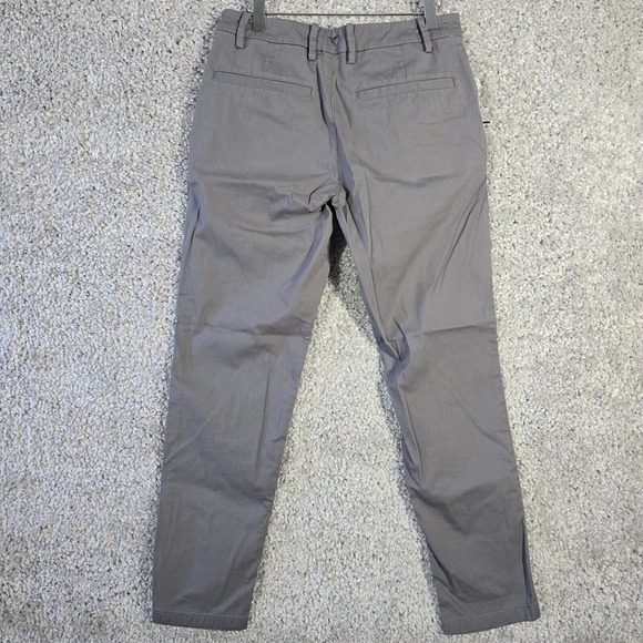Bird Dogs Men Chino Pants 30x30 (Fits 29x28) Gray Slim Travel Office Minimalist - Picture 4 of 11